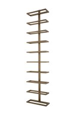 Icon Brass Iron Wall Wine Rack Vertical Layers