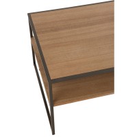 J-Line TV kast - 1 lade - hout/metaal - naturel