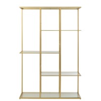 J-Line rek - ijzer/glas - goud