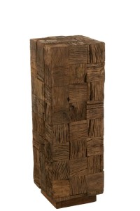 J-Line plinth - wood - natural - medium