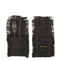 The Oh My Gee Cutlery Holder - Black Navy - Set of 4