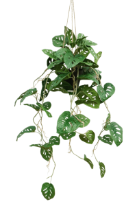 Monstera Monkey Bush Artificial Hanging Plant 95cm