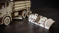 Eco Wood Art 3D Mechanical Wooden Puzzle Snow Truck, 402, 40x14.1x14.8cm