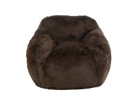 J-Line Sofa Cutie Polyester Bruin Small