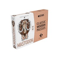 Eco Wood Art Wooden Jigsaw Puzzle Mammoth / Mastodon, 2505, 38.7x28.6x0.5cm Cardboard box