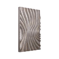 Reddie Brown Shiny MDF Wavvy Wallpanel Rectangle S