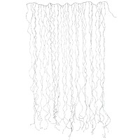 J-Line kerstverlichting 1020Led 2x3M - kunststof - warm wit - LED