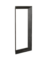 Kyro Black Acacia Wood Rectangle Mirror Small