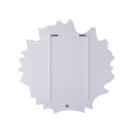 Ceanna Cream MDF Wall Panel Wavy Round S