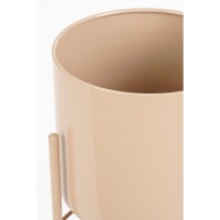 Colyn Bloempot op Standaard - H60 x Ø19 cm - IJzer - Lichtroze