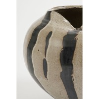 Nanda Vaas - H24 x Ø27 cm - Keramiek - Bruin