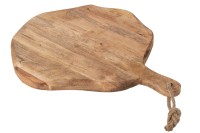 J-Line Organic Round cutting board - wood - natural - L