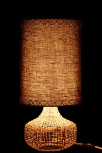 J-Line table lamp Ibiza - jute - brown - large