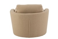 J-Line Lounge Chair Swiv Wood/Textile Beige