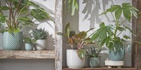Daan Flowerpot - H18 x Ø19 cm - Green