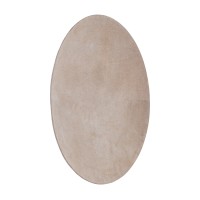 Nabdia Taupe Suede Round Bowl And Wall Panel L