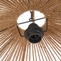 De Houten Kralenkroonluchter - Naturel - L