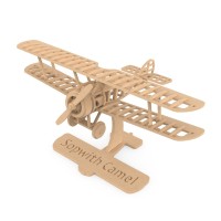 Ilo Build 3D Houten Modelbouw Sopwith Camel, NUI-105, 25x18x16cm