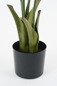 Fish tail Palm Artificial Plant in Pot - H150 x Ø100 cm - Green