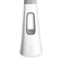 LED table light "Ventu" with fan, with touch, dimmable, made of white plastic, firmly built-in LEDs, 40 cm high