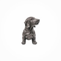 Ornament - Tackle Dog - Polyresin - Black - 35x23x19cm