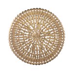 Xavery Bronze Round Iron Wall Panel Carved Look L