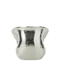 J-Line stoel Spiegel - hars - zilver