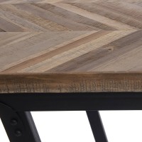 The Herringbone Console - Natural
