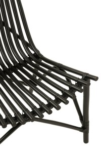 J-Line chair Rattan - jute - black