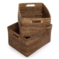De Koloniale Tijdschriftenmand - Natuurlijk Bruin - M