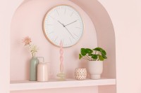 J-Line Gerbert clock - metal - gold - Ø 40 cm