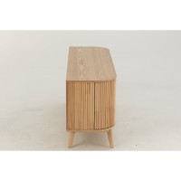 J-Line kast Rond - dennenhout - naturel - small