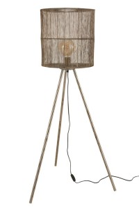 J-Line standing Lamp Antique - metal - brown - large