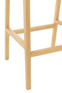 J-Line bar chair Emma - wood - natural