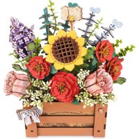 Robotime, DIY Houten Bloemenkistje/Wooden Bloom Box, TW02H, 28x14x28cm
