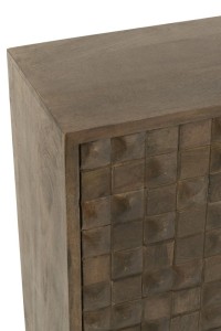 J-Line Cabinet Pino Metal/Mango Wood Brown/Grey