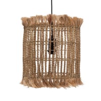 The Abaca Bird Cage Pendant - Natural - M