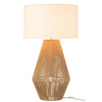 J-Line Lamp Striing Metaal/Jute Naturel