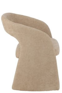 J-Line Anise Chair Textile Beige