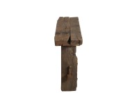 J-Line Console Brut Recycled Wood Brown