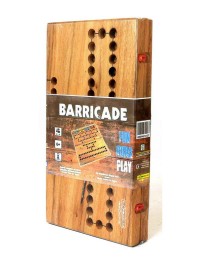 Logic Giochi Wooden (travel) Board Game Barricade, LG627, 25x25x2cm