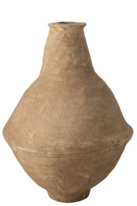 J -Line Vase Chad - Paper Mache - Brown - Extra Large - 86 cm high