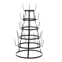 Mug rack - H76 x Ø44 cm - Metal - Black