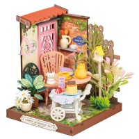 Robotime, DIY Huisje Fancy Tea Yard, DS038, 11x10x10,5cm