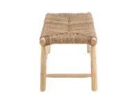J-Line bank Timo - gras/hout - naturel