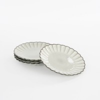 Corfu Breakfast plate - H3 x Ø21 cm - Ceramic - Gray