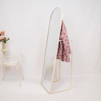 Mirror - Pass Mirror+Clothrack - Metal - Sand - 45x43x150cm