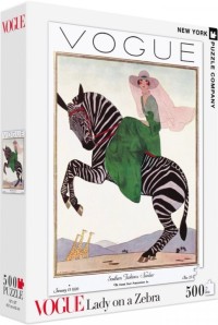 New York Puzzle Company Lady on a Zebra - 500 pieces