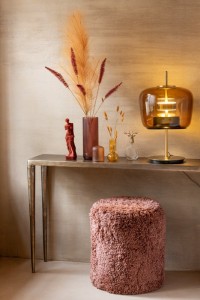 J-Line lamp - glass - brown - LED lights