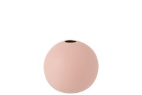 J-Line vase Sphere - ceramic - pink - medium - 18.00 cm high